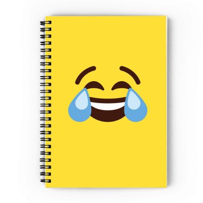 Launghing Emoji Spiral Notebook