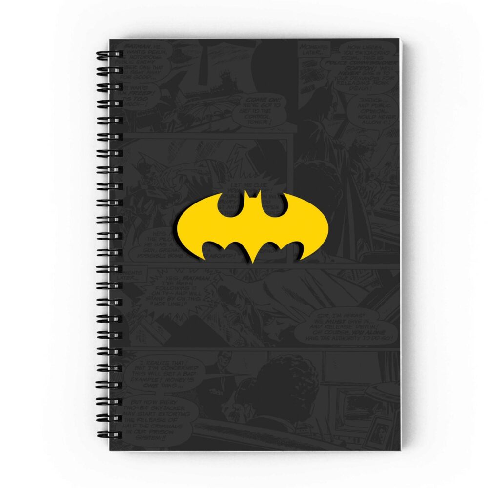 Batman Comic Spiral Notebook