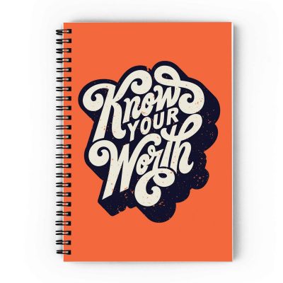 Know Your Worth Spiral Notebook