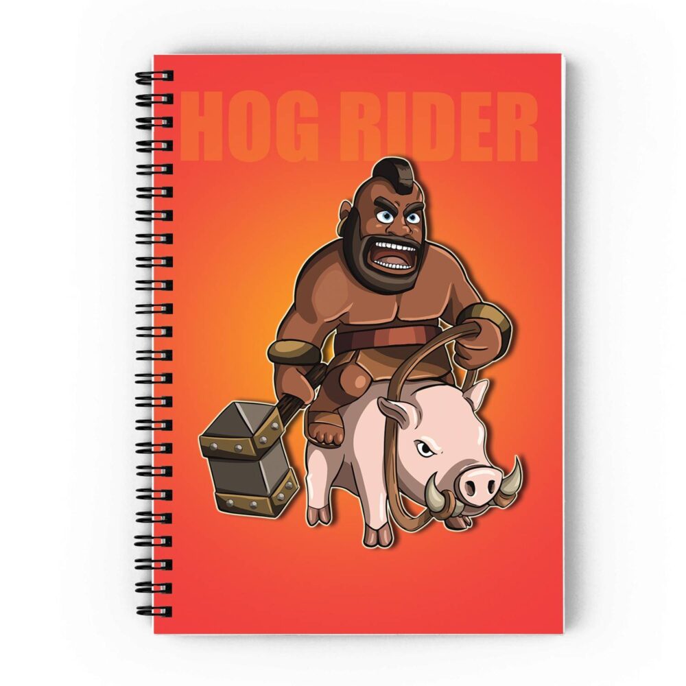 Hog Rider Spiral Notebook
