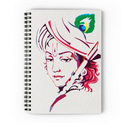 Krishna Abstract Spiral Notebook