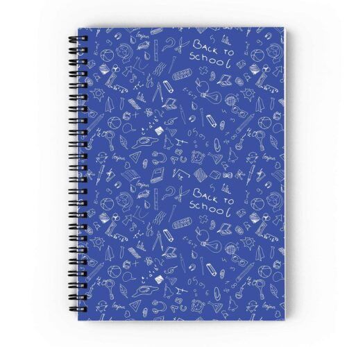 back to school spiral notebook
