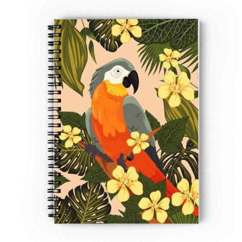 Bird Pattern Spiral notebook