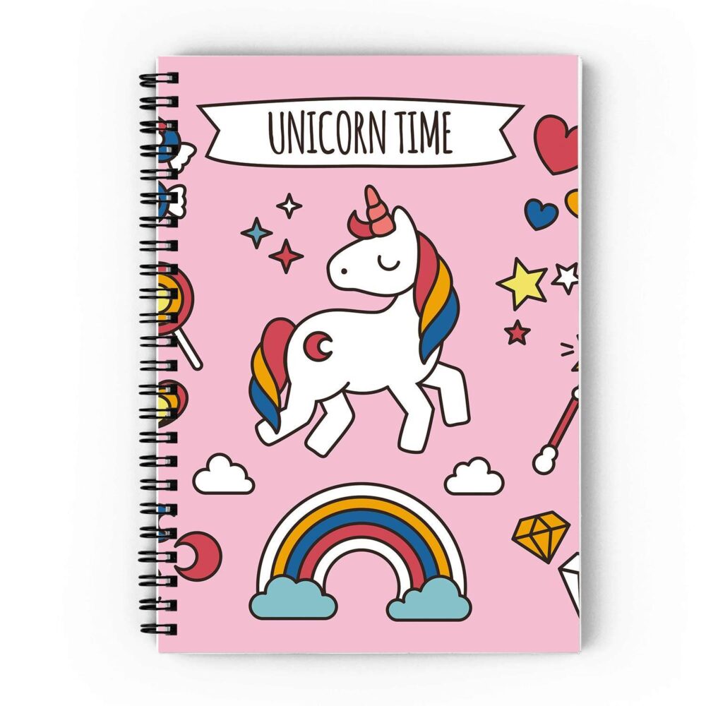 Unicorn Time Spiral Notebook