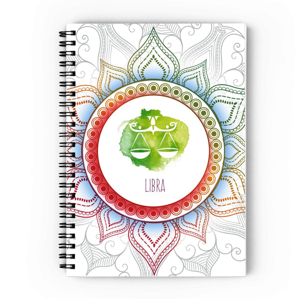 Libra Spiral Notebook