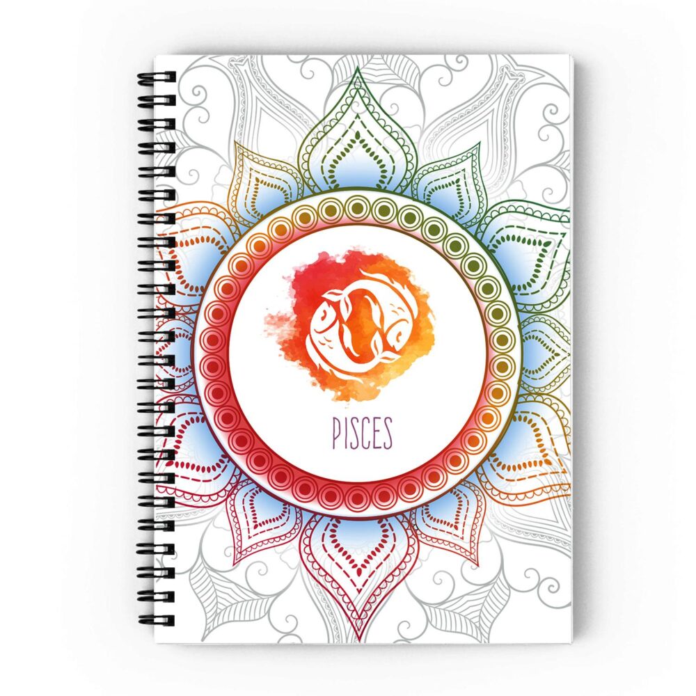 Pisces Spiral Notebook