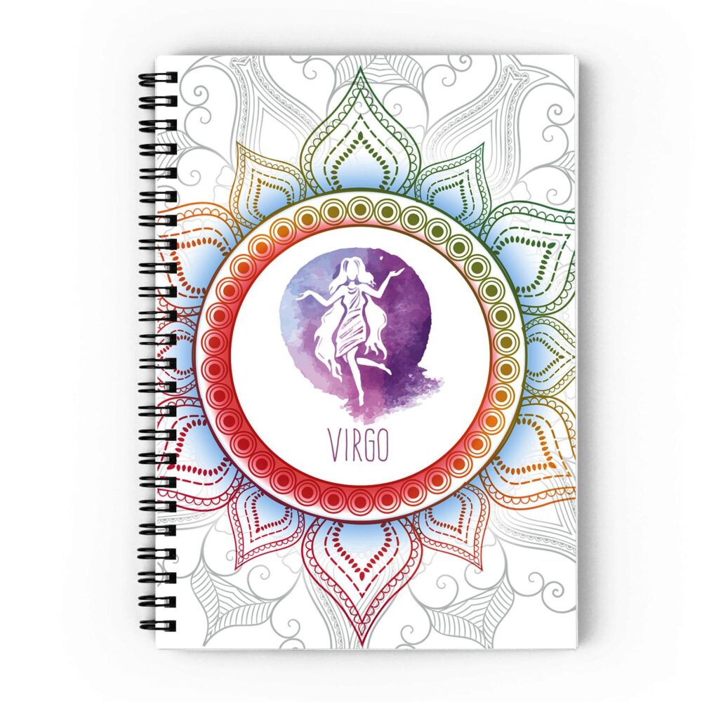 virgo Spiral Notebook